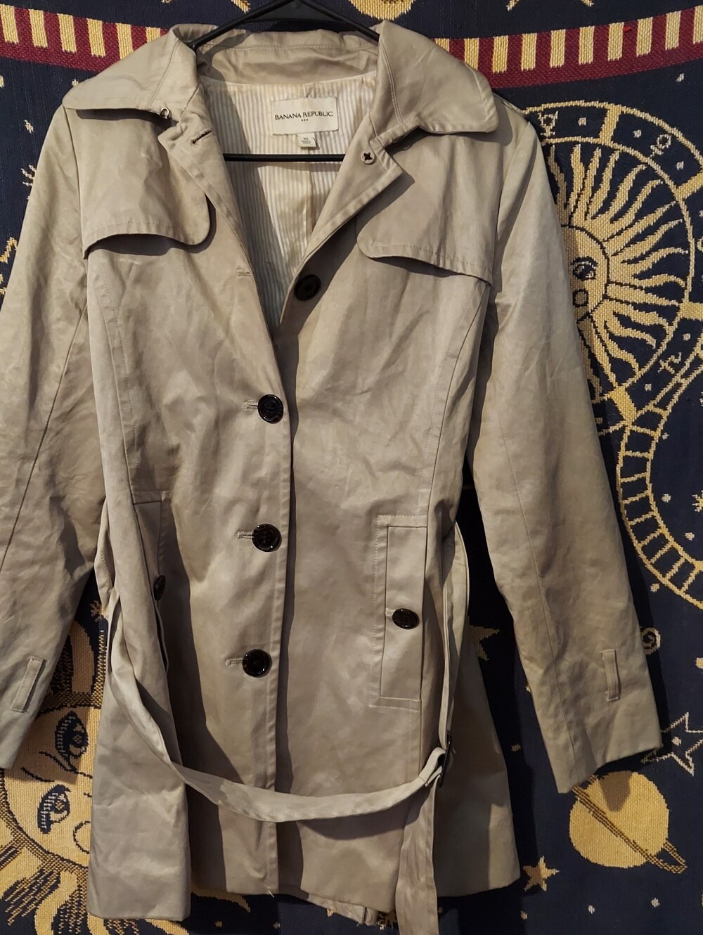Banana Republic Stylish Beige Trench Coat